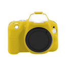 Soft Silicone Protective Case for Canon EOS 200D / EOS 200D Mark II (Yellow)