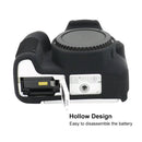 Soft Silicone Protective Case for Canon EOS 200D / EOS 200D Mark II (Black)