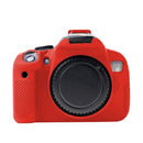 Soft Silicone Protective Case for Canon EOS 600D(Red)