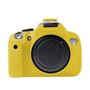 Soft Silicone Protective Case for Canon EOS 600D(Yellow)