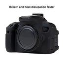 Soft Silicone Protective Case for Canon EOS 600D(Black)