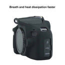 Soft Silicone Protective Case for Canon EOS 2000D (Black)