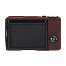 Soft Silicone Protective Case for Canon PowerShot G7 X Mark III / G7X III / G7X3(Coffee)