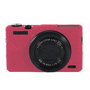 Soft Silicone Protective Case for Canon PowerShot G7 X Mark III / G7X III / G7X3(Rose Red)