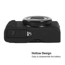 Soft Silicone Protective Case for Canon PowerShot G7 X Mark III / G7X III / G7X3(Coffee)