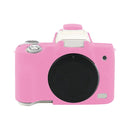 Soft Silicone Protective Case for Canon EOS M50 Mark II / M50 II (Rose Red)