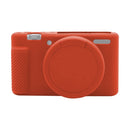 Soft Silicone Protective Case for Sony ZV-1 (Orange)