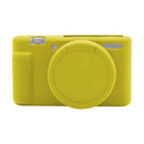 Soft Silicone Protective Case for Sony ZV-1 (Yellow)