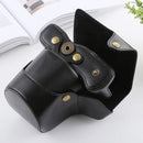 Full Body Camera PU Leather Case Bag with Strap for FUJIFILM X-T3(Black)