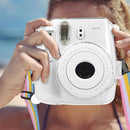Protective Crystal Shell Case with Strap for FUJIFILM instax mini 9 / mini 8+ / mini 8(Transparent)