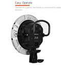 Godox TL-5 5 in 1 E27 Socket Tricolor Bulb Light Lamp Head Mount(US Plug)