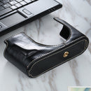 1/4 inch Thread PU Leather Camera Half Case Base for Leica Q2(Black)
