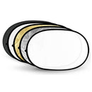 Godox FT05-1 150 x 200cm 5-in-1 Silver / Soft / Gold / White / Black Oval Folding Reflector Board
