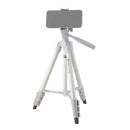 Fotopro DIGI-3500 Aluminium Alloy Tripod Holder with Three-dimensional Head & Phone Clamp (White)