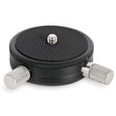 BEXIN QR-02 360 Degree Rotation Quick Release Head Camera Tripod Base Plate (Black)