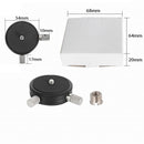 BEXIN QR-02 360 Degree Rotation Quick Release Head Camera Tripod Base Plate (Black)