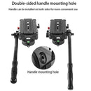 BEXIN VH-105 360 Degree Panorama Heavy Duty Tripod Action Fluid Drag Head (Black)