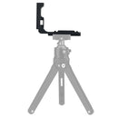 Vertical Shoot Quick Release L Plate Bracket Base Holder for Canon 5D Mark III(Black)