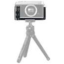 Vertical Shoot Quick Release L Plate Bracket Base Holder for FUJI X-E1 (Black)
