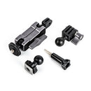 STARTRC Aluminium Alloy Mount Adapter Adjustable Arm, Deluxe Version (Black Silver)