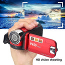 16X Digital Zoom HD 16 Million Pixel Home Travel DV Camera,EU Plug (Red)