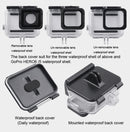 Clamp Mount Connecting Adapter Kit with Waterproof Back Cover for GoPro HERO6 /5(Black)