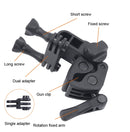 Clamp Mount Connecting Adapter Kit with Waterproof Back Cover for GoPro HERO6 /5(Black)