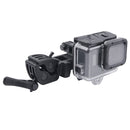 Clamp Mount Connecting Adapter Kit with Waterproof Back Cover for GoPro HERO6 /5(Black)