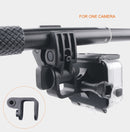Clamp Mount Connecting Adapter Kit with Waterproof Back Cover for GoPro HERO6 /5(Black)