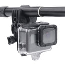Clamp Mount Connecting Adapter Kit with Waterproof Back Cover for GoPro HERO6 /5(Black)