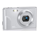 DC311 2.4 inch 36MP 16X Zoom 2.7K Full HD Digital Camera Children Card Camera, AU Plug (Silver)