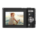 DC311 2.4 inch 36MP 16X Zoom 2.7K Full HD Digital Camera Children Card Camera, UK Plug (Black)