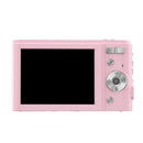 DC302 2.88 inch 44MP 16X Zoom 2.7K Full HD Digital Camera Children Card Camera, UK Plug (Pink)