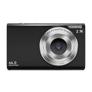 DC402 2.4 inch 44MP 16X Zoom 1080P Full HD Digital Camera Children Card Camera, US Plug (Black)