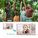 DC402 2.4 inch 44MP 16X Zoom 1080P Full HD Digital Camera Children Card Camera, US Plug (Pink)