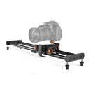 YELANGU L4X-BE YLG1817A 60cm Aluminum Alloy Splicing Slide Rail Track + 3-Wheel Video Pulley Rolling Dolly Car for SLR Cameras / Video Cameras