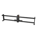 YELANGU L4X-BE YLG1817A 60cm Aluminum Alloy Splicing Slide Rail Track + 3-Wheel Video Pulley Rolling Dolly Car for SLR Cameras / Video Cameras
