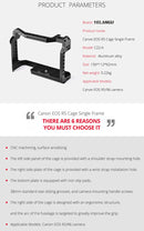 YELANGU C22-A YLG0334B-A Video Camera Cage Stabilizer for Canon EOS R5/R6/R(Black)