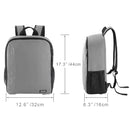 CADeN SLR Camera Shoulder Digital Camera Bag Outdoor Nylon Photography Backpack, Large Size (Grey)