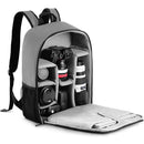 CADeN SLR Camera Shoulder Digital Camera Bag Outdoor Nylon Photography Backpack, Large Size (Grey)