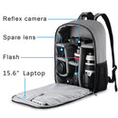 CADeN SLR Camera Shoulder Digital Camera Bag Outdoor Nylon Photography Backpack, Large Size (Grey)