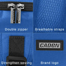 CADeN SLR Camera Shoulder Digital Camera Bag Outdoor Nylon Photography Backpack, Large Size (Blue)
