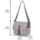 CADeN D26 SLR Camera Waterproof Sling Shoulder Bag, Size: 23 x 10 x 18cm (Grey)