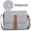 CADeN D26 SLR Camera Waterproof Sling Shoulder Bag, Size: 23 x 10 x 18cm (Grey)