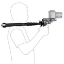 YELANGU S300 4 in 1 Multifunctional Rig + Dual Handheld Shoulder Rig + Monopod + Stabilizer for Cameras / SLR Cameras, Height Range: 63cm-170cm(Black)