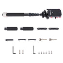 YELANGU S300 4 in 1 Multifunctional Rig + Dual Handheld Shoulder Rig + Monopod + Stabilizer for Cameras / SLR Cameras, Height Range: 63cm-170cm(Black)