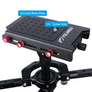 YELANGU S300 4 in 1 Multifunctional Rig + Dual Handheld Shoulder Rig + Monopod + Stabilizer for Cameras / SLR Cameras, Height Range: 63cm-170cm(Black)