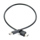 5 PCS 30cm Type-C / USB-C to Mini 5 Pin USB OTG Phone Data Cable for Canon (Black)