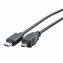 5 PCS 30cm Micro USB to Mini 8 Pin USB OTG Phone Data Cable for Nikon (Black)