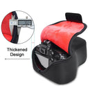 CADeN H6 Shockproof Waterproof Camera Liner Neoprene Bag Case, Size: 15.5 x 9.5 x 20cm (Black Red)